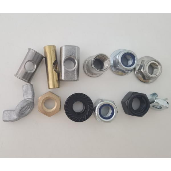 Nylon Insert Hex Coupling Nuts M4 M5 M6 M8 M10 M12