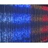 Flat emitting 110v fairy outdoor led christmas lights curtain CE ROHS approval for sale