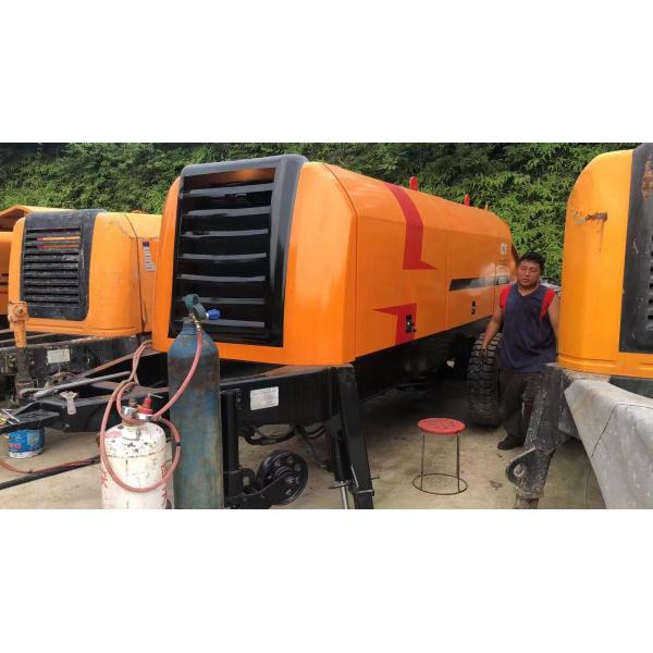 Rexroth Used Shacman Stationary Concrete Pump HBT60C 6830×2125×2685mm