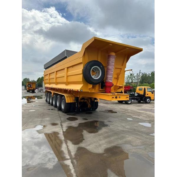 Ultimate 4 Axle Truck Trailer Dump Trailer for Heavy Industries