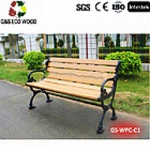 China Solid Plastic Outdoor Park WPC Chair Polymers WPC Garden Bench Wood Plastic Composite on sale