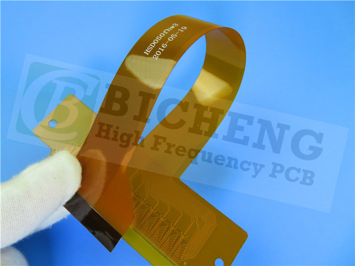 1mil SF201 Polyimide Flexible PCB Single Sided Immersion Gold