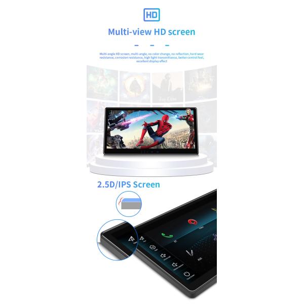 WiFi 4G Carplay HD Car Audio GPS Navigation Large Screen 12.3 Inch Android Universal Navigation