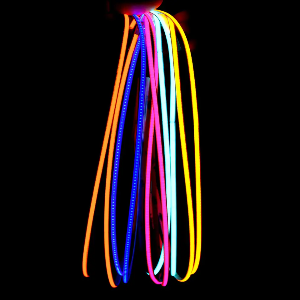 High CRI RGB RGBW COB LED Strip Lights 768 Leds/M 5m 10m 50m Roll 12V 24V