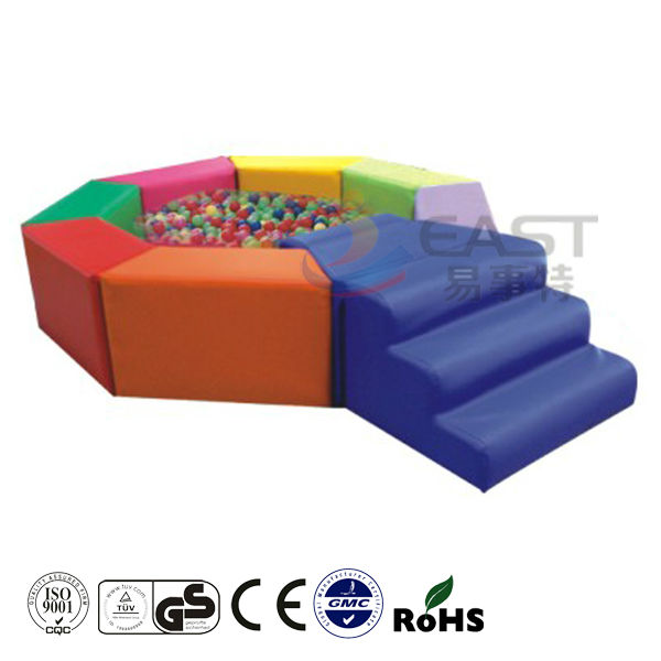 Multi Color Kids Soft Foam Blocks PVC Software Material Easy Assembly