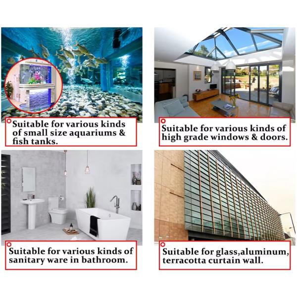 Window Weatherproof Neutral Silicone Sealant Food Grade Waterproof Sealant