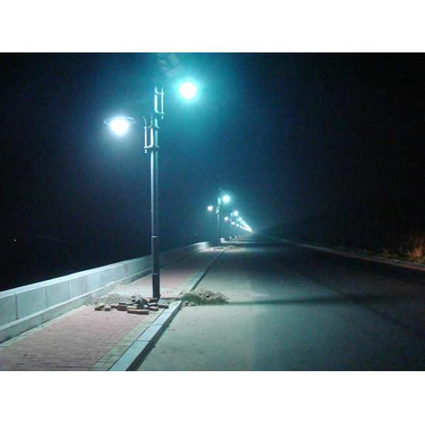Professional Wind And Solar Hybrid Street Light System 80W Solar Panel