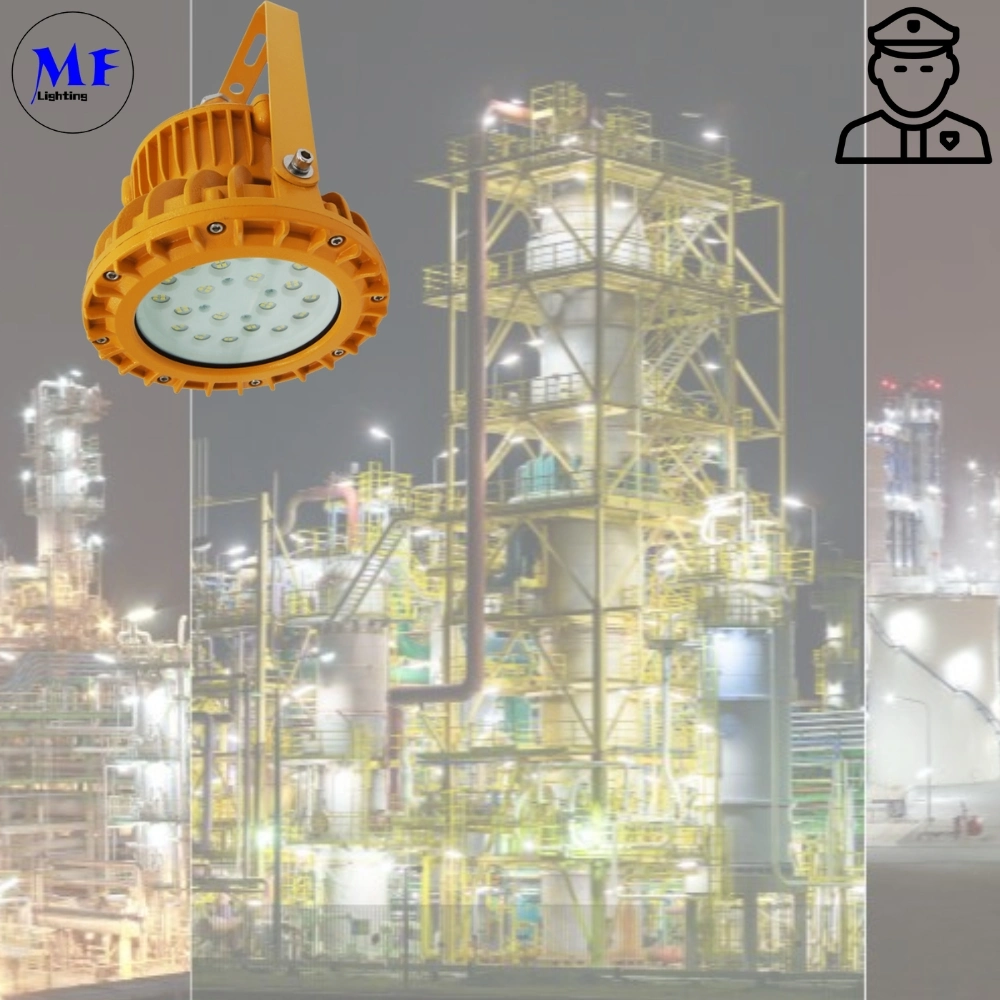 Atex Certified Explosion Proof Light IP66 Ik10 For Gas Station Oil Industry Chemical Plant Zone 1 Zone 2 LNG