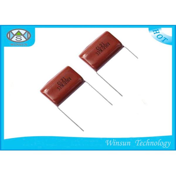 Self - Healing Property High Voltage Pulse Capacitor CL21 225J 250V Epoxy Resin Sealing