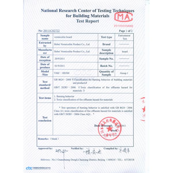Customized Fireproof Insulation Board