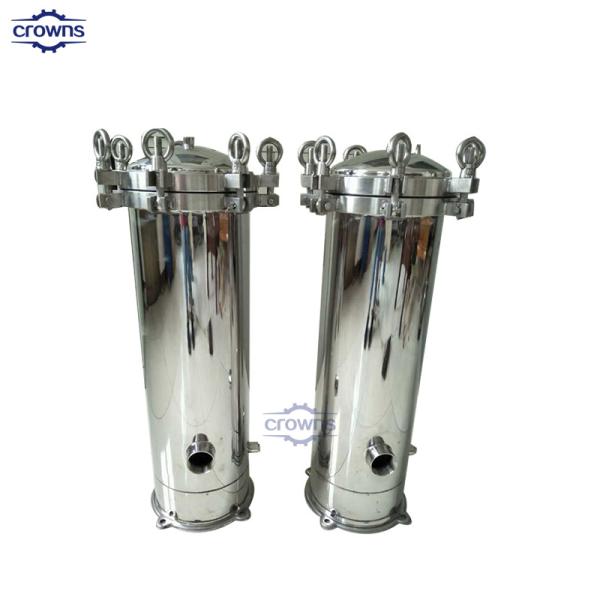 stainless steel 304/316L pleated filter cartridge filter 0.1 micron vessel cartridge filter housing