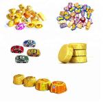 Multifunction Round Shape Chocolate Wrapping Machine Speed 300ppm Electric