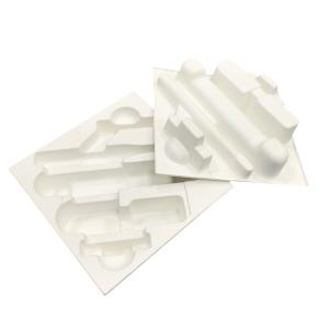 Buy cheap Sugarcane Wet Press Pulp Tray Biodegradable Packaging Insert Oil Resistant product