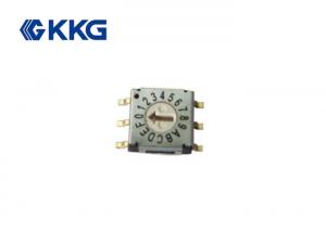 Buy cheap SMD Vertical Coded Rotary Switch , 20 Amp Rotary Switch 10 Gears product