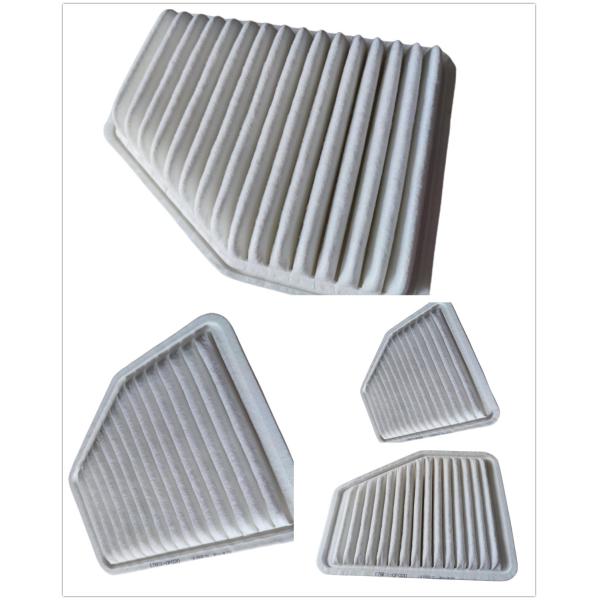 Non Woven Fabric Automobile Air Filter Irregular Shape OEM 17801-OP020 17801-OR030
