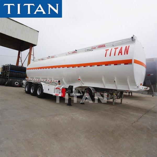 Quality 40000 Litres Stainless Steel Milk Fuel Tank Trailer for Nigeria for sale