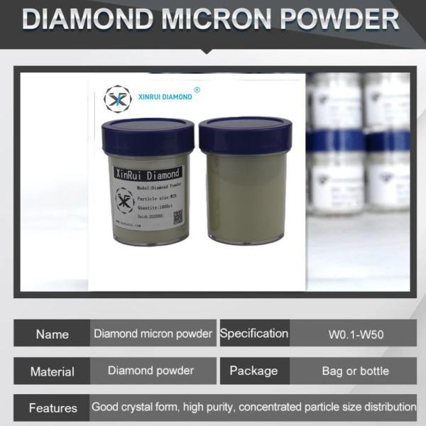 Rvd Artificial Diamond Powder Machinery and Electronics Package Gross Weight 0.500kg