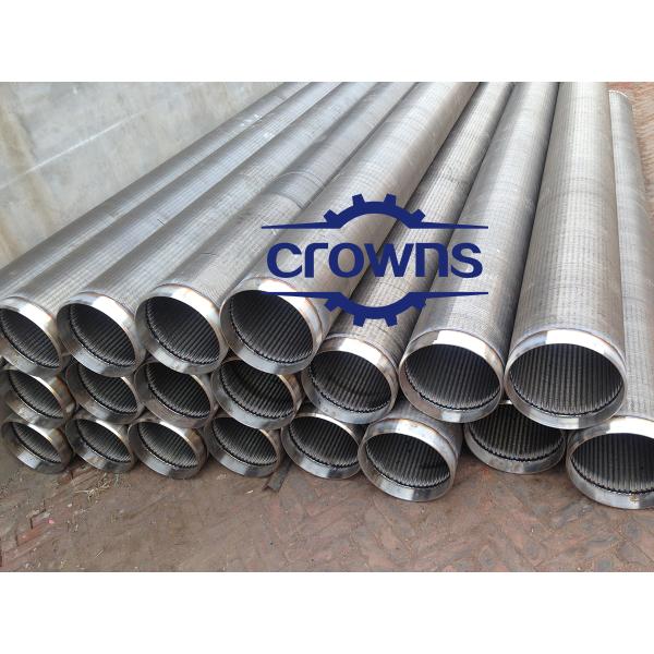 10 12 inch diameter 304/316 1.5mm slot johnson stainless steel water well screen pipe