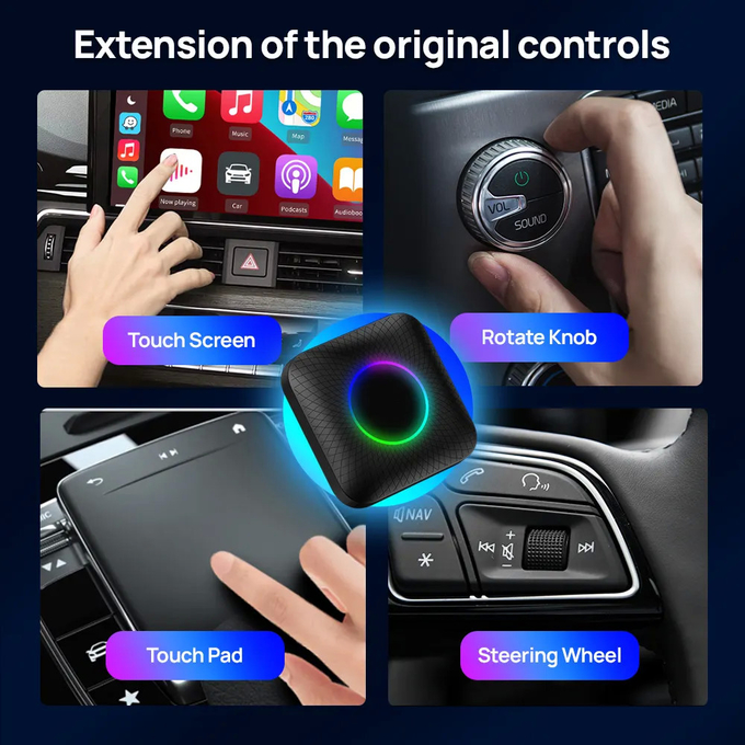Multi Media Cpc200 Tbox Ambient 128Gb Wireless Adapter CarPlay Box Youtube Carplay Netflix Carlinkit Ai Smart Magicbox