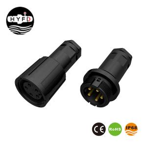 China Round Cable Flange7.0MM IP68 8 Pin Waterproof Led Connector on sale