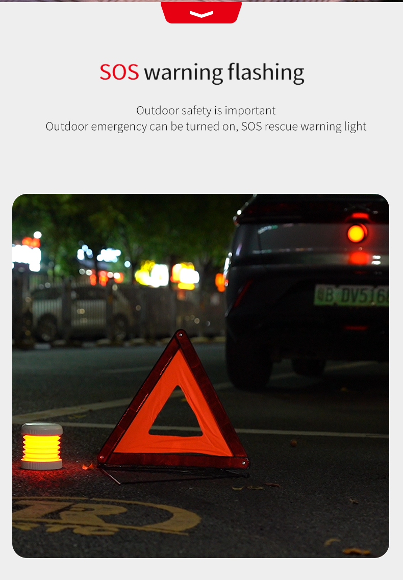 2022 New Portable Outdoor Multi-function Camping Tent Lights Rechargeable Waterproof Portable Emergency Lights
