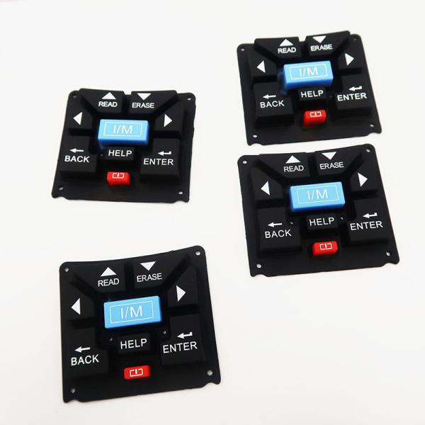 High Durability Silicone Rubber Key for Temperature Range -40C To 250C
