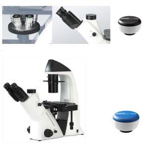 Inverted Stand Trinocular Biological Microscope , Trinocular Inverted Microscope
