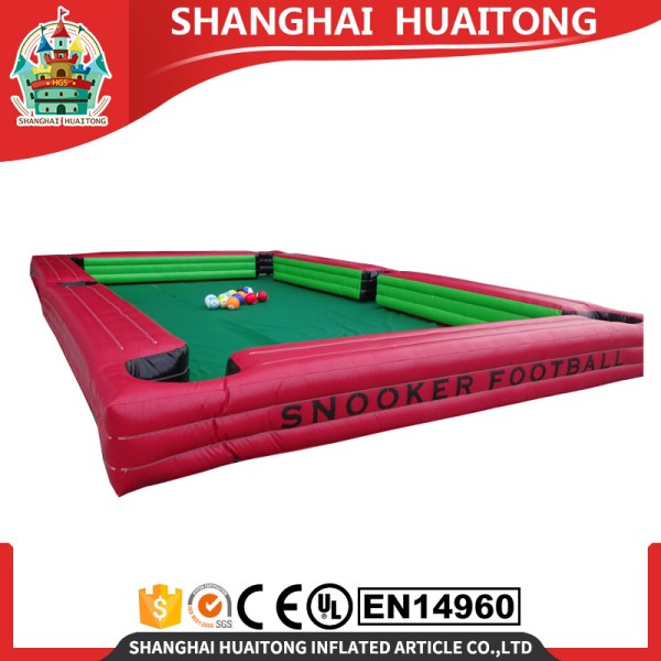 Outdoor Customized Inflatable Land Billiards Table/ Inflatable Sports Games Billiards Playground on Sell