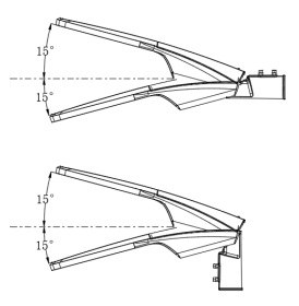 Middle Size Aluminium Outdoor LED Street Lights For Major Road