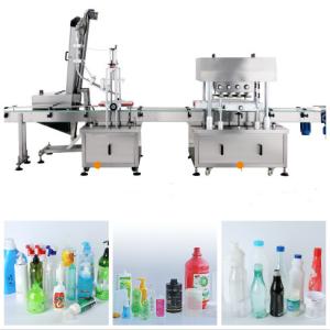Buy cheap Reliable Linear Capping Machine / Liquid Filling And Capping Machine product
