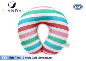 China U Shaped Memory Foam Pillows / Headrest MicroBeads Pillow For Travel , REACH ROHS Standard on sale