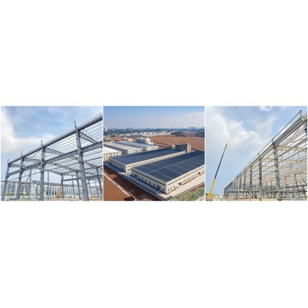 Large Prefab Steel Structure Single Storey Buildings Weatherproofing