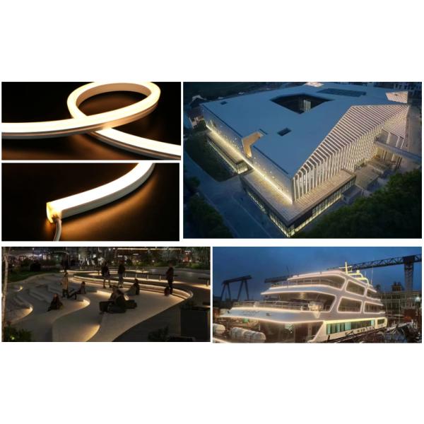 1220 Side Bend Waterproof IP67 Flexible LED Light Strip for Outdoor Lighting in Flexible Silicone