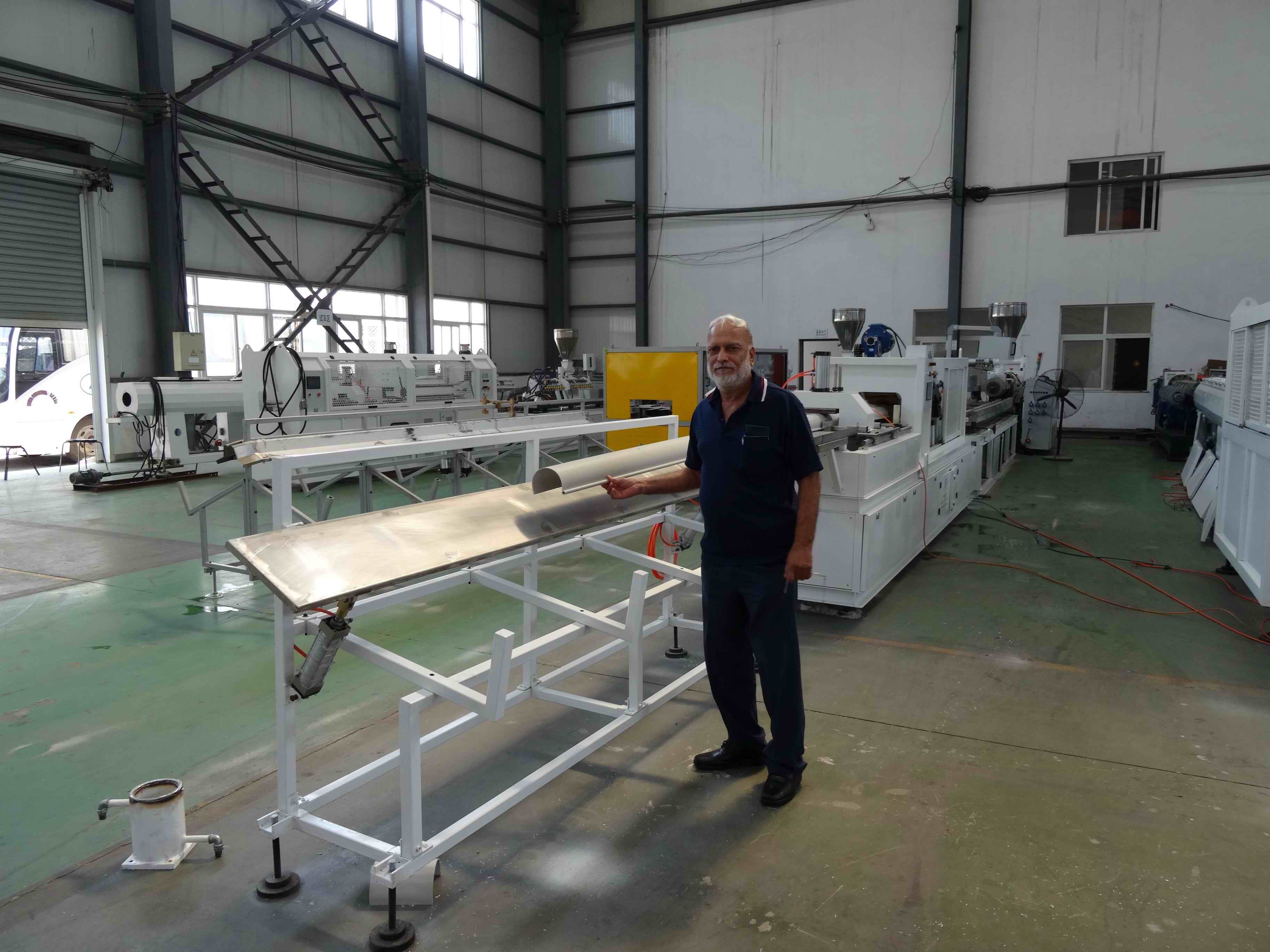 Shenzhen HYPET PVC/Plastic Square/Half Round Rain Gutter Production Line Half Round Rain Water Gutter Machine Manufacturer