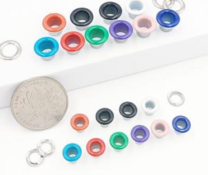 Buy cheap Metal Electroplated Hollow Eyelet Buckle Diameter 4-10mm Suitable For Clothing, Canvas Shoes Bag Accessories product