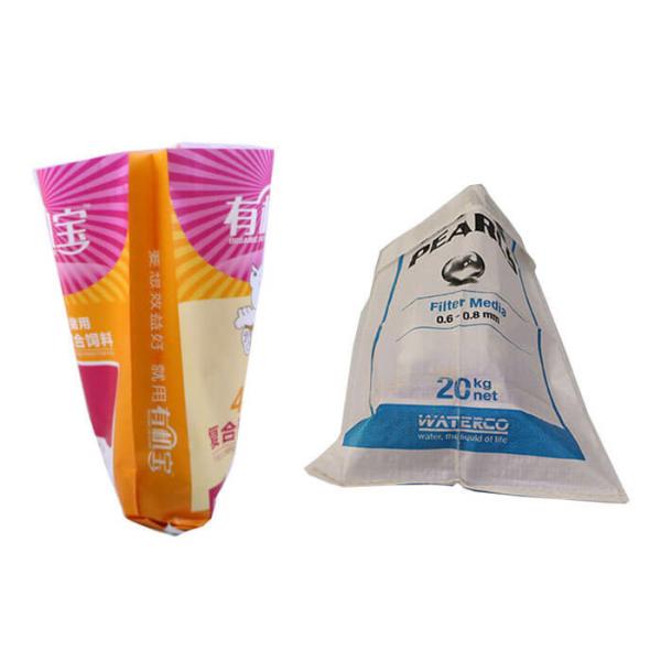 Grain Storage Polypropylene Packaging Bags With Inside Liner Single Folded