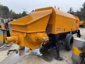 Buy cheap HBT6013C-5 Used Concrete Trailer Pump 2019 Shacman Concrete Equipment product