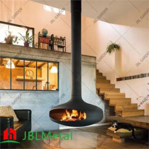 Buy cheap Hanging Ceiling Suspended Fireplace Wall Mount Metal Fireplace product