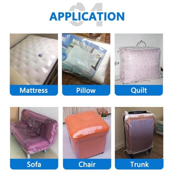 Crystal Clear PVC Transparent Sheet Roll Moisture Proof For mattress