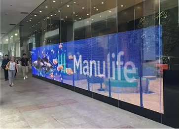 Lightweight Aluminium Transparent Led Display SMD Screen High Contrast