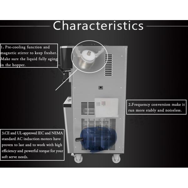 We're factory.Touch Pad.Remote control Ice Cream Machine Frozen Yogurt machine