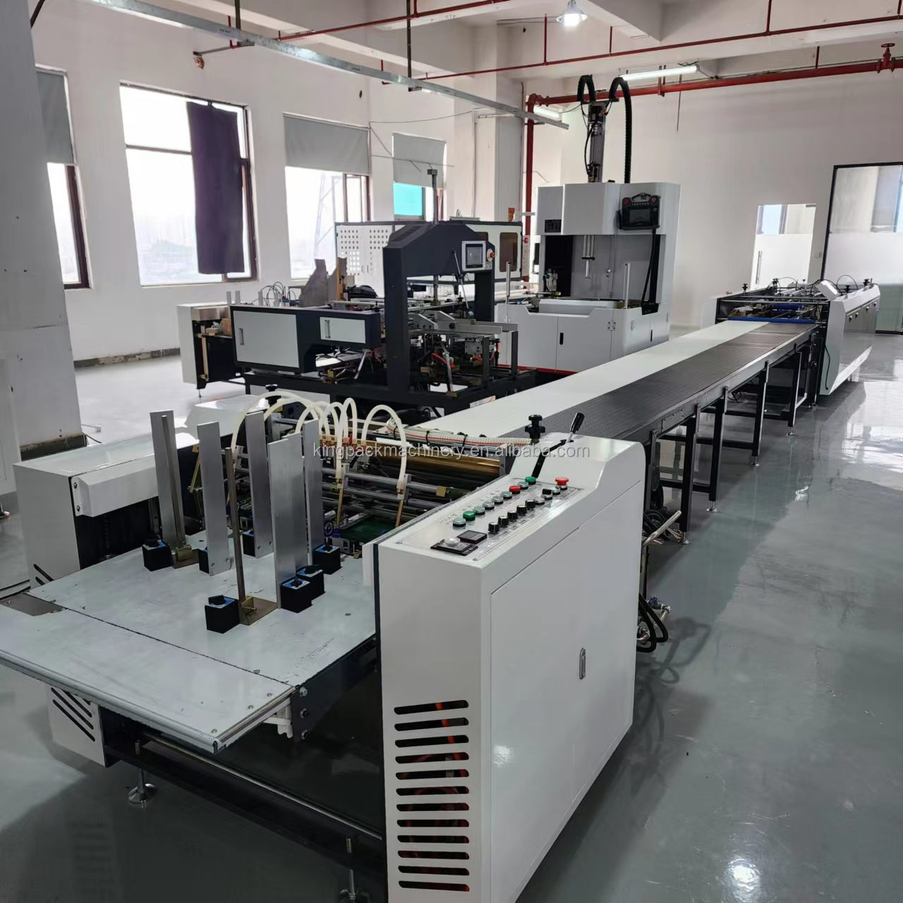 Paper Sheet Auto Feeding and Gluing Machine for Rigid Box Making Cigarette Box Jewellery Box