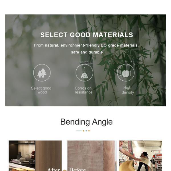 Office Indoor WPC Slotted Wood Veneer Wall Panel Moisture Proof