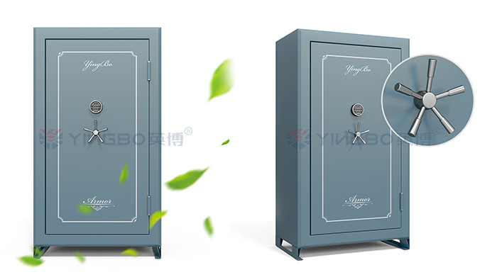 OEM Electronic Digital Lock Gun Safe Cabinets 75 Mins Fireproof Rating With UL Certificate