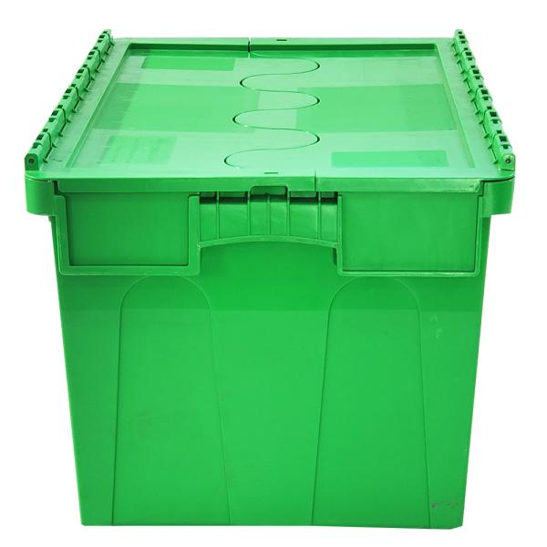 External Size 600*400*350mm Stackable Plastic Boxes for Durable Logistic Storage