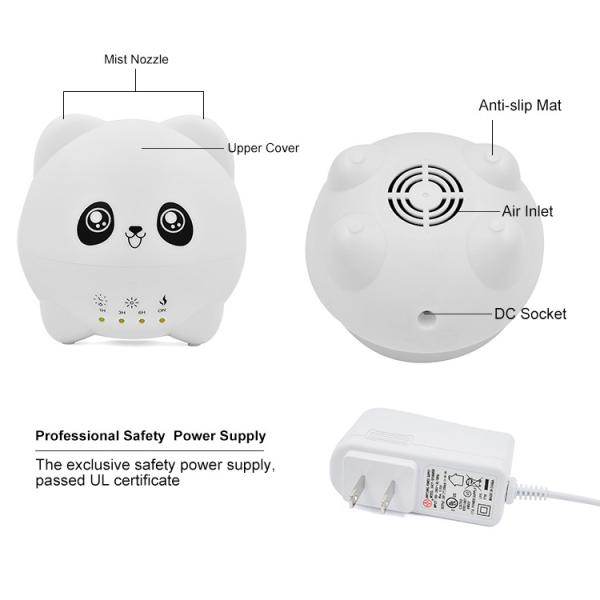 BPA Free 300ml 15.6W 35ML/H Plastic Essential Oil Diffuser