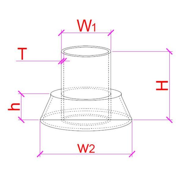 Tie Rod Plastic Sleeve Spacer And PVC Cone For Aluminium Formwork System