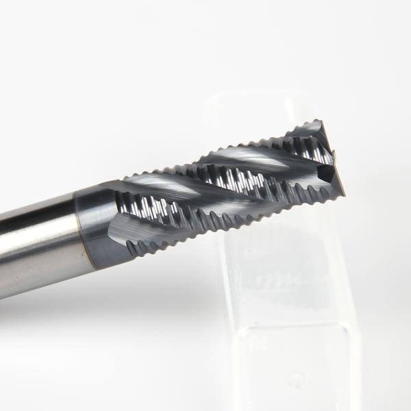 4-20mm Solid Carbide End Mill With Coating / 4 Flute CNC Cutting Tools