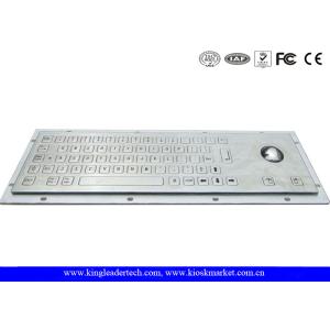 Buy cheap Robust Panel Mount Industrial Metal Keyboard With Flat Keys product
