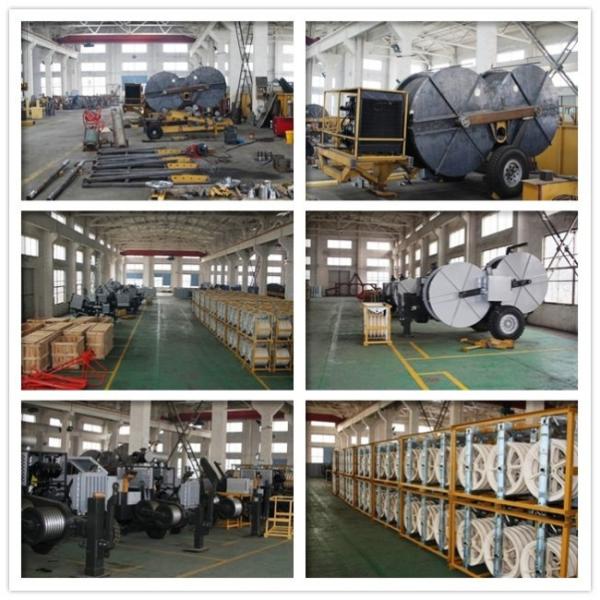 Three Wheel Combination pulley / Bundled Conductor Pulley 3x1040x125 mm for Line Stringing Machine
